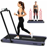 SQUATZ Walking Pad Laufband mit Vibrationsplatte, klappbares Laufband für Zuhause und Home Office, Fernbedienung, LED Display, leiser Motor, bis 120 kg