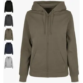 Build Your Brand Basic Reißverschlusspullover Navy M