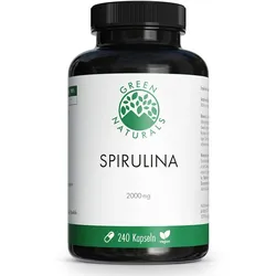 Green Naturals Spirulina 2000mg Kapseln vegan