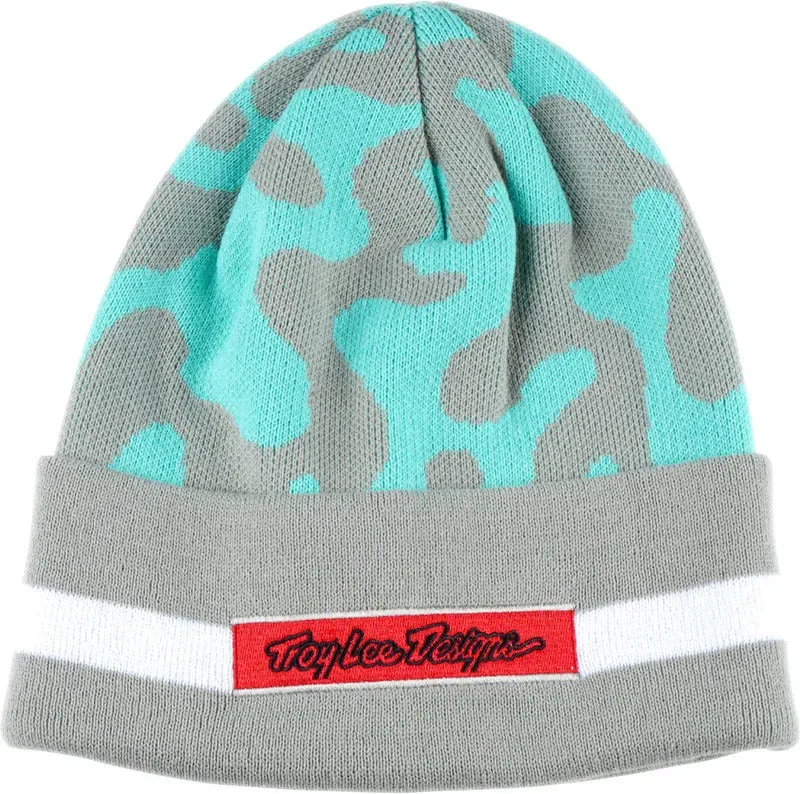 Troy Lee Designs Flow Camouflage Mütze Sage/Petrol - Einheitsgröße Erwachsene