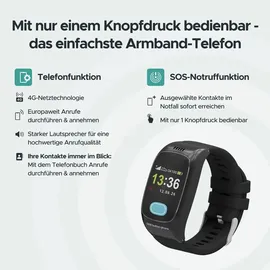 one button phone - Schwarz
