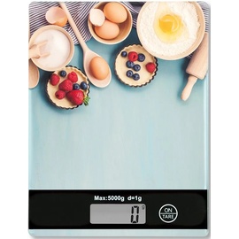 KESPER for kitchen & home Küchenwaage, mit LCD-Display, bis 5 kg bunt