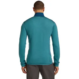 Icebreaker Merino Blend 300 RealfleeceTM Descender Reißverschlusspullover - Topaz / Atlantis / Cb - L