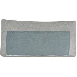 Beliani Ecksofa Stoff 3-Sitzer Grau
