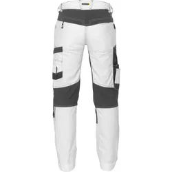 DASSY® Helix Painters Malerhose mit Stretch - weiß/anthrazitgrau - 42