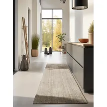 HANSE HOME "Jaipur Juteteppich, als Läufer und in Rund", beige Naturweiß B:80cm H:10mm L:200cm, Jute, Teppiche, Teppich, 100% Naturfaser, Wohnzimmer, Esszimmer, Schlafzimmer, GRS