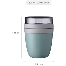 Mepal Lunchpot Ellipse mini weiß 0,42 l