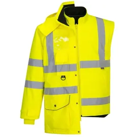 PORTWEST 7 in 1 Warnschutz-Traffic-Jacke 5XL