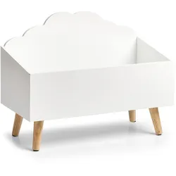 Kinder-Aufbewahrungstruhe - Wolke - Weiß / Kiefer