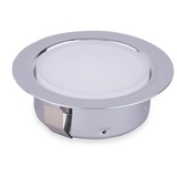 Kalb Material Für Möbel kalb | LED 12VDC Einbauspot Unterbauspot Einbaustrahler für Möbel, Metall-chrom mit ABS, 2W, Lichtfarbe:neutralweiß