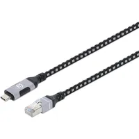 Manhattan 394826, RJ-45, USB-C auf Gigabit Ethernet-Netzwerkkabel, 2m -
