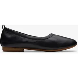 CLARKS Fawna Soft Damen, Ballerinas, Black Leather,