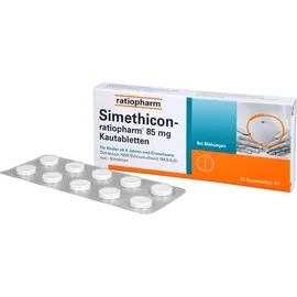 Ratiopharm Simethicon-ratiopharm 85 mg Kautabletten
