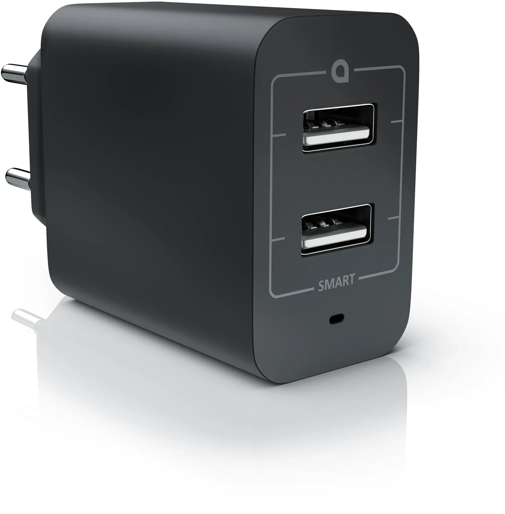 Aplic USB-Ladegerät 4800 mA, 2-Port Netzteil für Handy/Smartphone/Tablet, 4800mA - 2400mA je Port