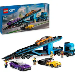 LEGO® Konstruktionsspielsteine »Autotransporter mit Sportwagen (60408), LEGO City«, (998 St.), Made in Europe LEGO® bunt
