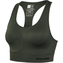 hummel hmlTIF Seamless Sport-BH Damen 6126 - climbing ivy S