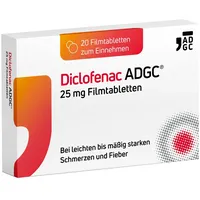 Zentiva Pharma GmbH Diclofenac ADGC 25 mg Filmtabletten 20 St.