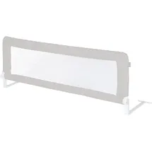 roba Bettschutzgitter Klipp-Klapp 100 cm 50 cm hoch Grau