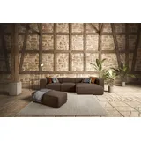 W.Schillig Eckcouch Polyester 3-Sitzer Rot