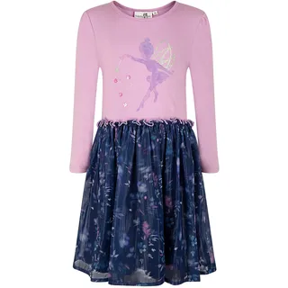 Sommerkleid HAPPY GIRLS "dress", Mädchen, Gr. 134, EURO-Größen, lila, Stoff, 100% Baumwolle, normal, Kleider Sommerkleid