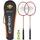 Dunlop Badmintonset Match 2 Spieler (2 Schläger, 2 Bälle + Tasche) Red/Black