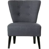 Paperflow Lounge-Sessel Brighton Polyester 41 x 41 x 41 cm Anthrazit