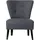 Paperflow Lounge-Sessel Brighton Polyester 41 x 41 x 41 cm Anthrazit