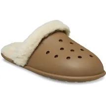 Crocs Classic Fuzz Scuff Pantoffeln Braun 41