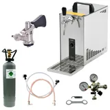 bietal® Bierzapfanlage SET 35 L/h Schanksäule 1-ltg Classic Cobra KEG Korb 2kg CO2