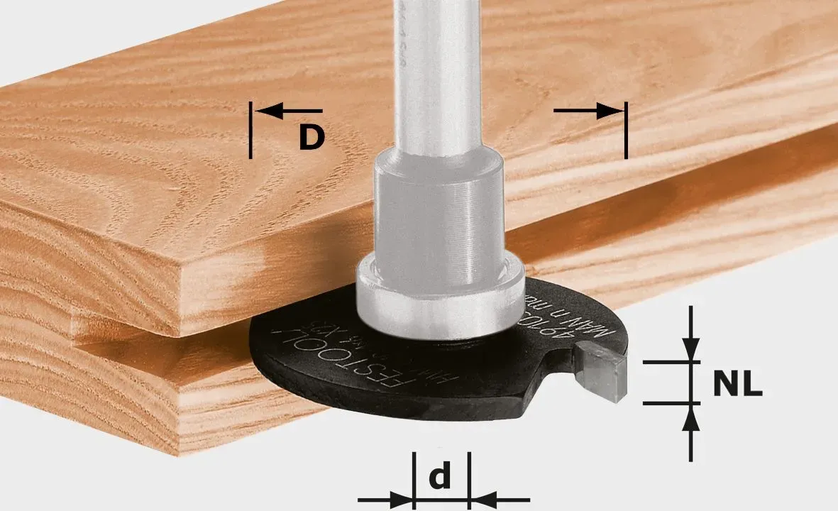 Festool HW D40x3,5 Scheibennutfräser ( 491058 ) für OF 900, OF 1000, OF 1010, OF 1010 R, OF 1400, OF 2000, OF 2200