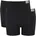 Boxershorts Men 2er Pack 2 mit langem Bein eng anliegend ohne Eingriff sloggi BLACK XL