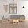 vidaXL Garten-Lounge-Set 6-tlg. grau