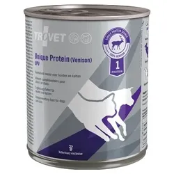 TROVET Unique Protein Venison UPV Nassfutter für Hunde und Katzen mit Wildfleisch 6x800 g