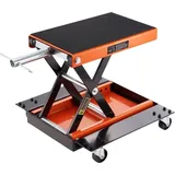 Motorradheber Deluxee – Motorheber auf Rollen – Motorrad Montageständer – Hydraulische Hebebühne – 120–390 mm Arbeitshöhe – 500 kg T...