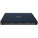 HP HPE Aruba 6000 48G Class4 PoE 4SFP 370W Switch 48-Port 1GBase-T 4-Port 1G SFP Klasse 4 rackmountfähig