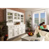 1a Direktimport Buffetschrank Landhausstil 184 x 205 cm Weiß