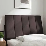 vidaXL Kopfteil-Kissen Hanko Dunkelbraun 90 cm Stoff