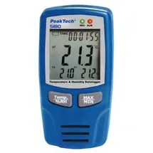 Peaktech 5180 Temperatur- und Luftfeuchtigkeits-Datenlogger -40.+70°C, 0-100% RH