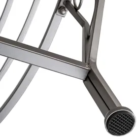 Tectake Baumbank 164 x 89 cm Anthrazit