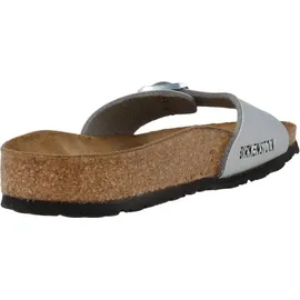 Birkenstock Madrid Birko-Flor schmal silber 35