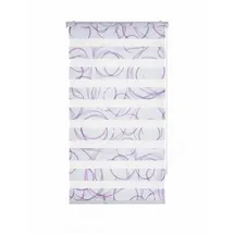 GARESA Doppelrollo Swing 65 x 150 cm grau/weiß