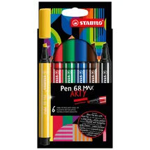 Stabilo Pen 68 Max 6 St. Mehrfarbig