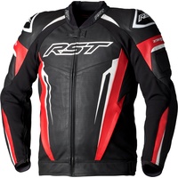 RST Tractech Evo 5, Lederjacke - Schwarz/Rot / S