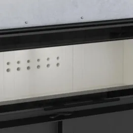 Kratki SIMPLE Kamineinsatz Stahl Schwarz