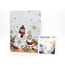 HundB Weihnachtstischdecke Papiertischdecke 120 x 60 cm bunt