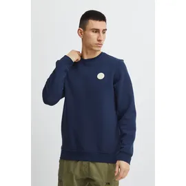 Blend Longpullover BLEND "Sweatshirt BHSweatshirt", Herren, Gr. M, blau (marineblaus), Obermaterial: 50% Baumwolle CO. 50% Polyester PES., Sweatshirts Longpullover