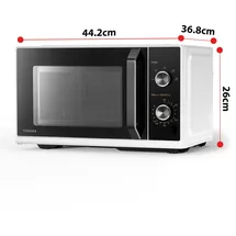 Toshiba Solo-Mikrowelle MW3-MM20PF(WH)