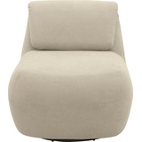 andas Relaxsessel »Emberson Sessel, Rückenlehne hochklappbar:«, Rückenverstellung, Drehfunktion, wahlweise auch Swivel (Wipp) Funktion beige