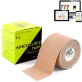 KALAHARI 4 wellness Kinesiotape 1 Rolle Hautfarbe 5 cm x 5 m