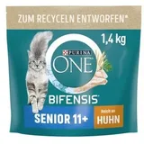 Purina One Katzenfutter Senior 11+ reich an Huhn 1,4 kg  Katzenfutter